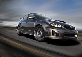 Subaru, wrx, скорость, impreza, дорога