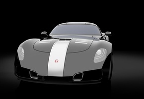 перед, авто, Черный