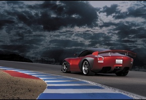 трасса, Devon, небо