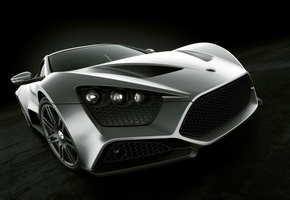 Zenvo, серебро, спорткар, st1