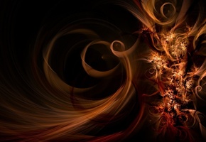 дым, завитки, Линии