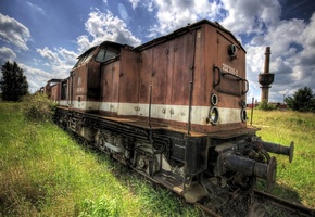 ржавчина, старый, Поезд