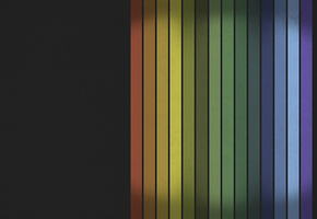 цвета радуги, ряд, Линии