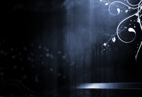 Черный, узор