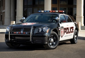 мигалки, Додж, полиция