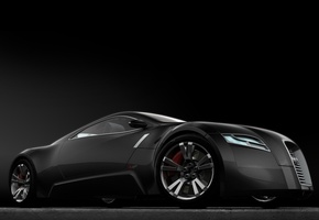 черный, concept, Audi