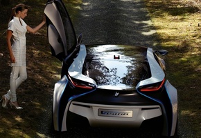 Bmw, девушка, авто