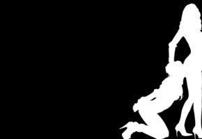 рабыня, силуэты, Девушки