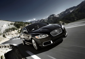 горы, Jaguar, скорость