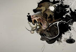 обработка, минимализм, Обезьяна