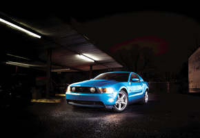 muscle car, mustang, Ford, гараж