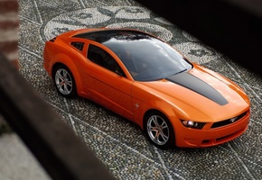 mustang, 149, giugiaro concept, брусчатка, ford, мустанг
