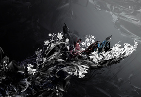 фон, узоры, цветы, Формы