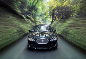 Jaguar xkr, скорость