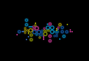 черный, цвет, Круги