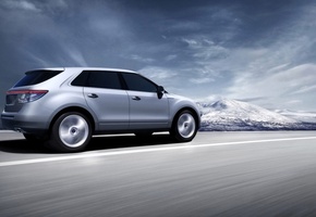Saab, 9-4x, скорость