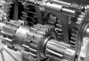 макро, шестеренки, Механизм