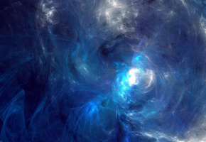 Огни, глубина, лед, синий