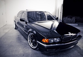 Bmw, 740, гараж