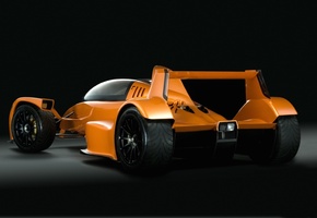 чёрный фон, оражевый, Caparo t1