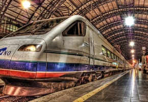 поезд, перон, Вокзал