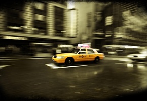Такси, нью-йорк