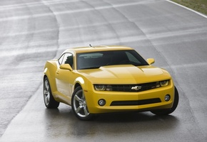 Chevrolet, желтый, camaro