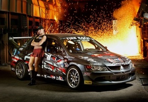 sport, Mitsubishi lancer evolution 9, домна