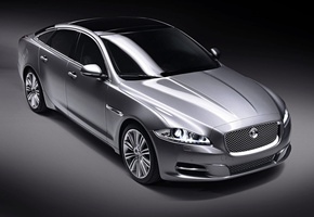 Jaguar, модель xj, серебро