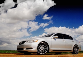 Лексус, белый, диски