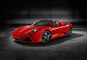 scuderia-spider, спорткар, красный, Ferrari f430