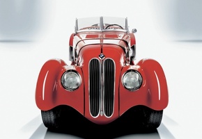 красный, bmw, Бмв