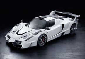 Ferrari, mig u1, enzo, белый