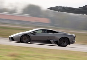 flight, tornado, Lamborghini, reventon
