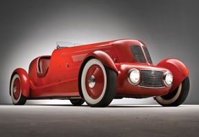 красный, Ретро, кабриолет