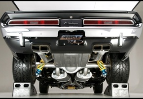 сзади, 1971, челенджер, Додж, днище