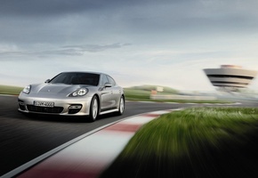 panamera, скорость, Porsche