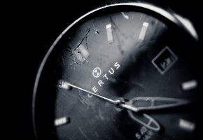 макро, стрелки, Часы, трещины, фото, время, стекло