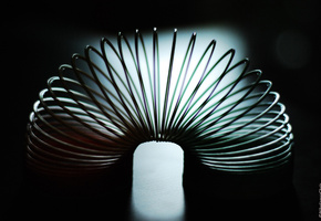 макро, игрушка, Пружина