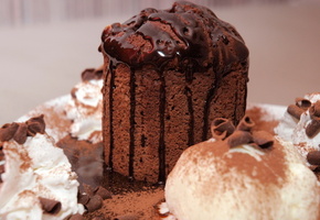 сладкое, шоколад, какао, сливки, десерт, крем, Еда, торт