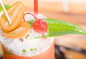 коктейль, Сок, вишня