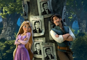 Tangled, запутанная история, rapunzel, the movie, wanted, flynn