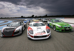 трасса, Гоночные болиды, ford gt, чемпионат gt3, paul ricard, audi r8