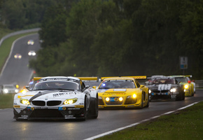 N24, машины, гонки, race start