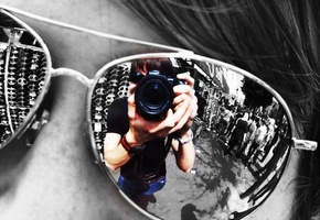 отражение, объектив, Очки