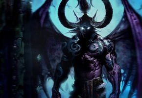 Wow, иллидан, illidan, world of warcraft, демон