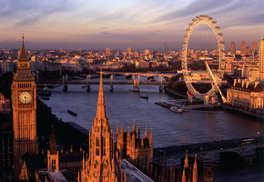 мост, лондон, высота, Город, лодка, лодки, london, река