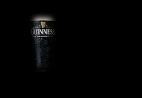 капли, стакан, темный фон, beer, пиво, Guinness, холодное