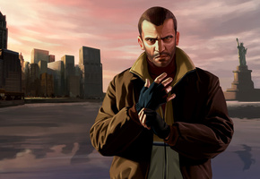 нико, grand theft auto, gta iv, беллик, bellic, Gta 4, niko