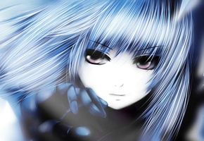 battle angel alita, девушка, Глаза, аниме